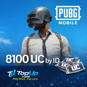 Buy 8100 UC PUBG Mobile – Instant UC Top-Up | topupyalla