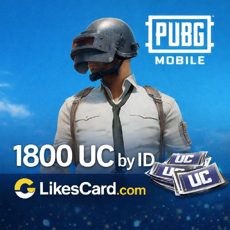 Buy 1800 UC PUBG Mobile – Instant UC Top-Up | Likescard