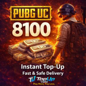 PUBG UC 8100 Instant Top-Up | Fast & Safe Delivery – topupyalla