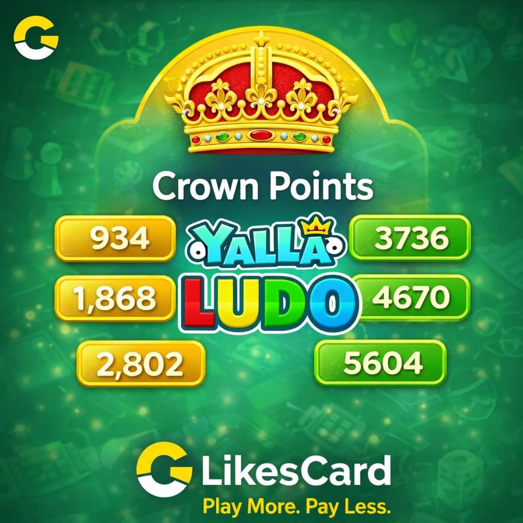 934 YallaLudo Crown Points Top-Up | Instant & Secure Recharge