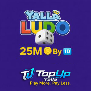 Buy 25M Gold Yalla Ludo by ID – Fast & Secure |TopUpYalla.com