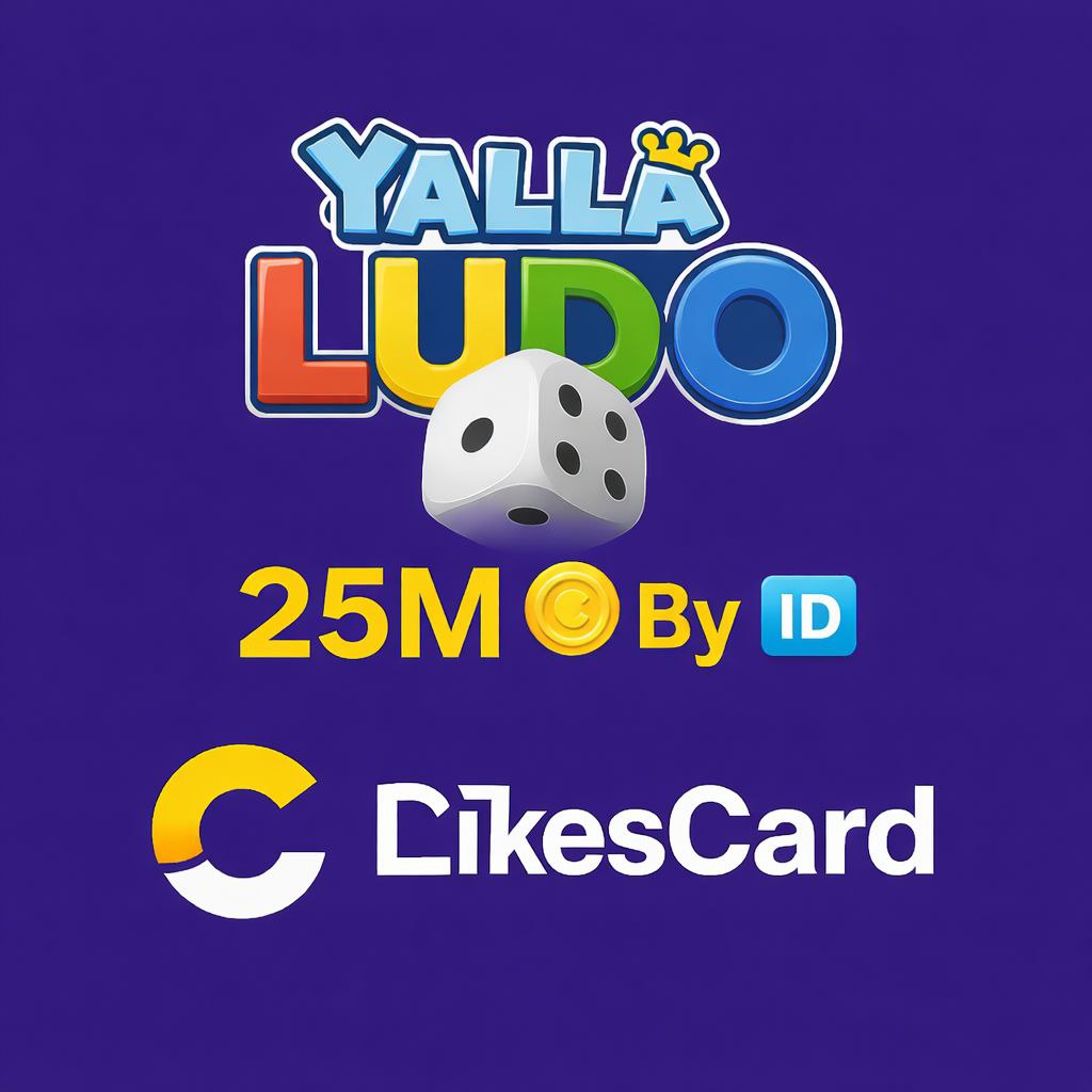 Buy 25M Gold Yalla Ludo by ID – Fast & Secure |TopUpYalla.com